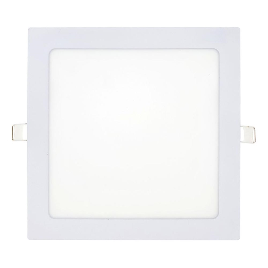 LED Süvistatav valgusti SQUARE LED/18W/230V 6500K 22x22 cm valge