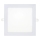 LED Süvistatav valgusti SQUARE LED/18W/230V 6500K 22x22 cm valge