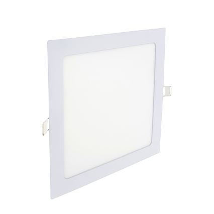 LED Süvistatav valgusti SQUARE LED/18W/230V 6500K 22x22 cm valge