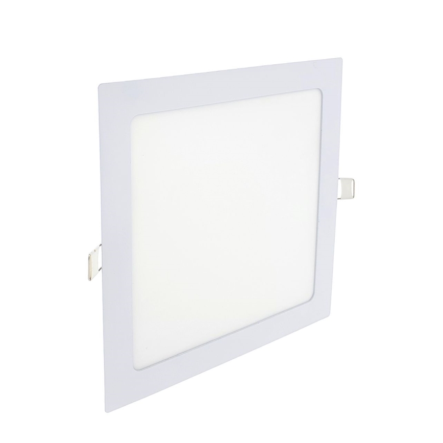 LED Süvistatav valgusti SQUARE LED/18W/230V 6500K 22x22 cm valge