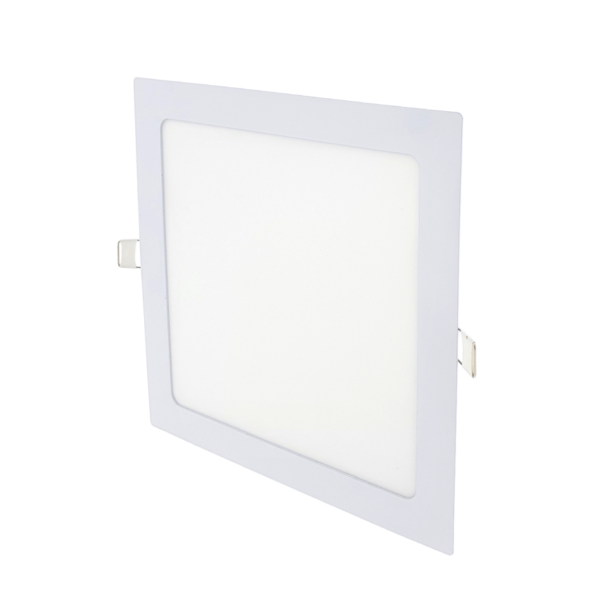 LED Süvistatav valgusti SQUARE LED/18W/230V 6500K 22x22 cm valge