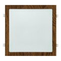 LED Süvistatav valgusti SQUARE LED/24W/230V 4200K 29,2x29,2 cm pruun