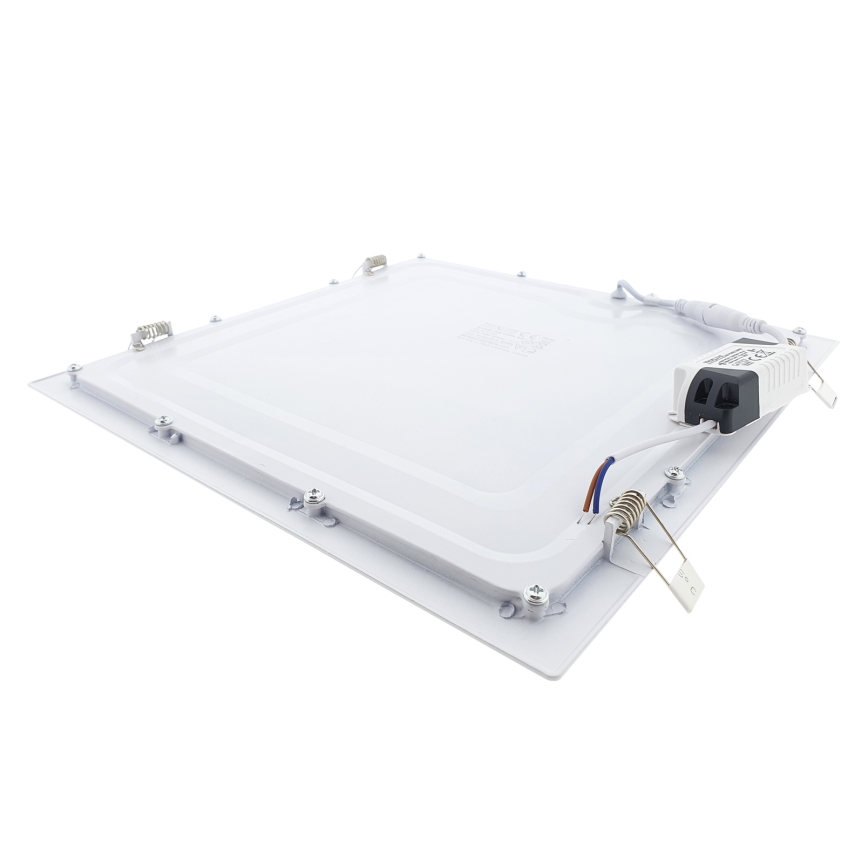 LED Süvistatav valgusti SQUARE LED/24W/230V 4200K 29,2x29,2 cm valge