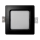 LED Süvistatav valgusti SQUARE LED/3W/230V 4000K 9x9 cm must