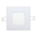 LED Süvistatav valgusti SQUARE LED/3W/230V 4200K 8,3x8,3 cm valge