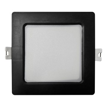 LED Süvistatav valgusti SQUARE LED/6W/230V 4000K 12x12 cm must