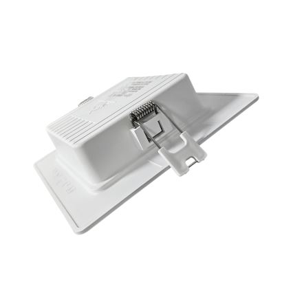 LED Süvistatav valgusti SQUARE LED/6W/230V 4000K 12x12 cm valge