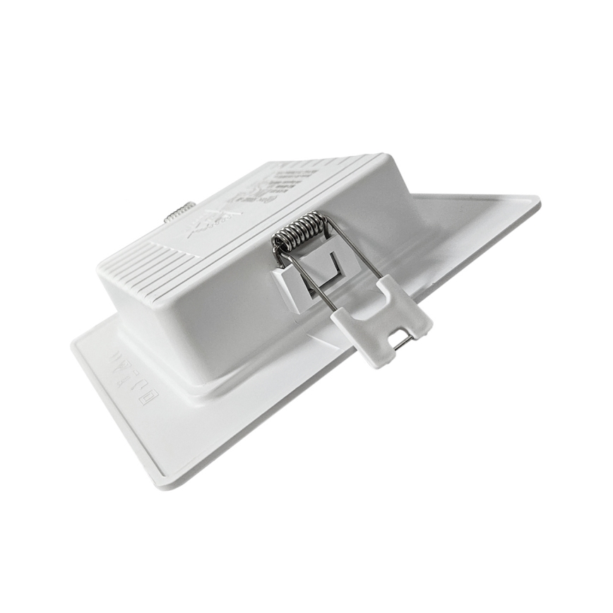 LED Süvistatav valgusti SQUARE LED/6W/230V 4000K 12x12 cm valge