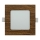 LED Süvistatav valgusti SQUARE LED/6W/230V 4200K 11,8x11,8 cm pruun