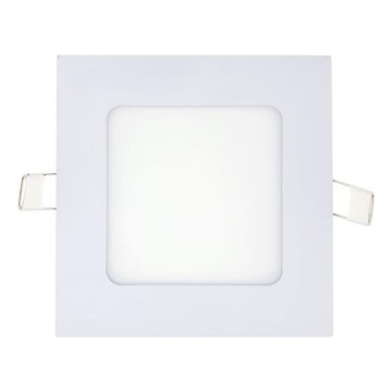 LED Süvistatav valgusti SQUARE LED/6W/230V 4200K 11,8x11,8 cm valge