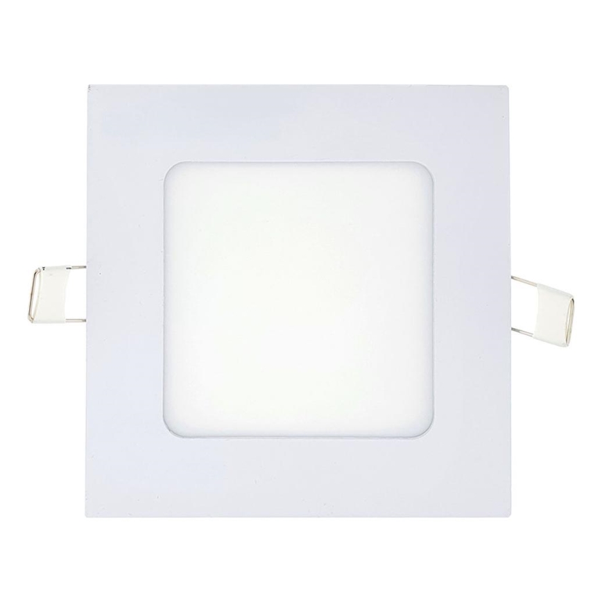 LED Süvistatav valgusti SQUARE LED/6W/230V 4200K 11,8x11,8 cm valge