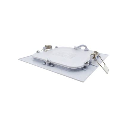 LED Süvistatav valgusti SQUARE LED/6W/230V 4200K 11,8x11,8 cm valge