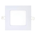LED Süvistatav valgusti SQUARE LED/6W/230V 6500K 11,8x11,8 cm valge