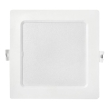 LED Süvistatav valgusti SQUARE LED/9W/230V 4000K 14,5x14,5 cm valge