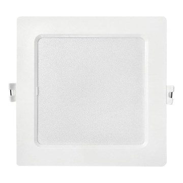 LED Süvistatav valgusti SQUARE LED/9W/230V 4000K 14,5x14,5 cm valge