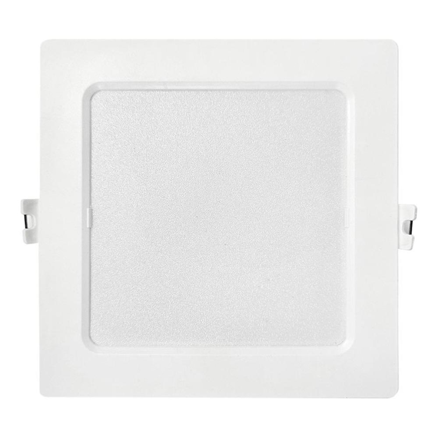 LED Süvistatav valgusti SQUARE LED/9W/230V 4000K 14,5x14,5 cm valge