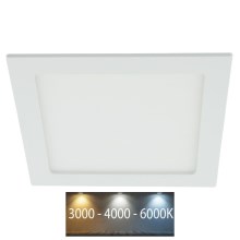LED Süvistatav valgusti vannituppa 18W/230V värvitemperatuurilülitiga IP44