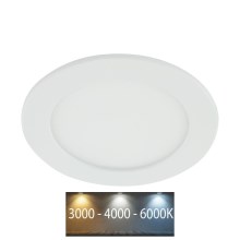 LED Süvistatav valgusti vannituppa LED/12W/230V 3000/4000/6000K IP44