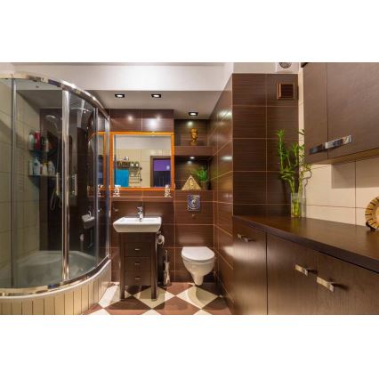 LED Süvistatav valgusti vannituppa BONO LED/5W/230V 4000K IP65 must