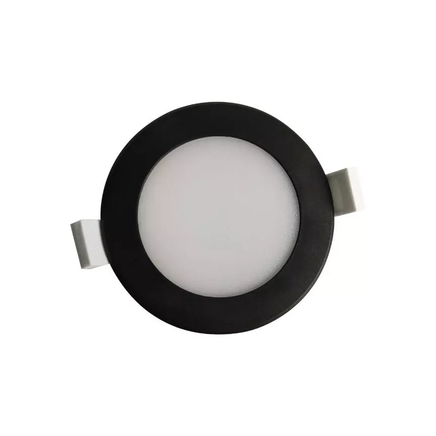 LED Süvistatav valgusti vannituppa LED/7W/230V 4000K must IP44