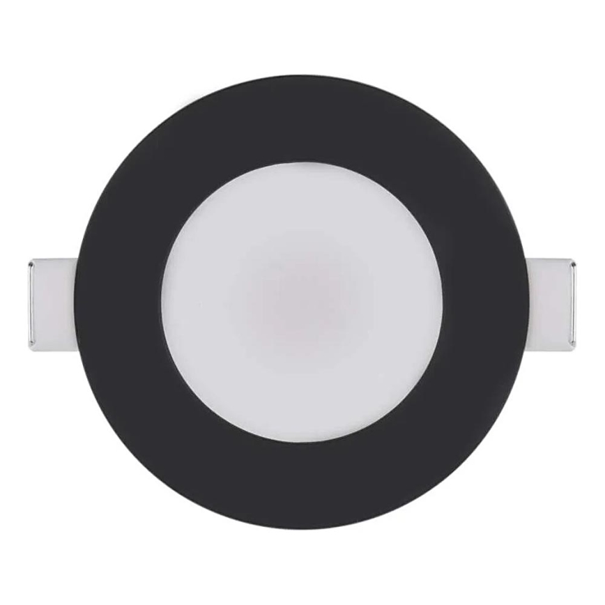 LED Süvistatav valgusti vannituppa LORI LED/4,5W/230V IP65 2700/4000K d. 8,5 cm must