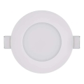 LED Süvistatav valgusti vannituppa LORI LED/4,5W/230V IP65 2700/4000K d. 8,5 cm valge