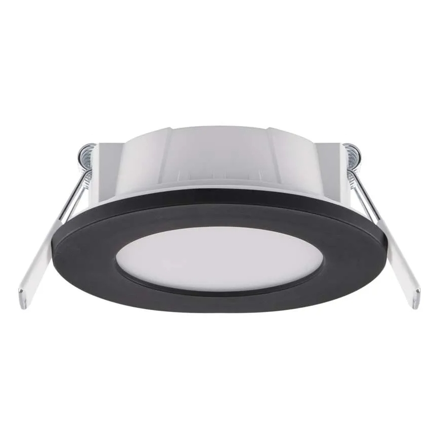 LED Süvistatav valgusti vannituppa LORI LED/4,5W/230V IP65 2700/4000K d. 8,5 cm must
