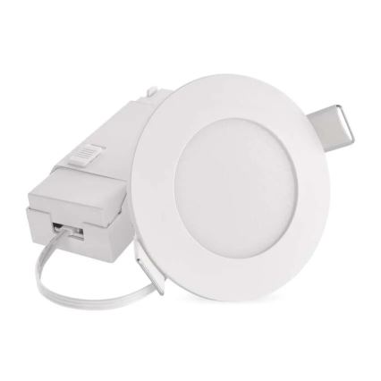 LED Süvistatav valgusti vannituppa LORI LED/4,5W/230V IP65 2700/4000K d. 8,5 cm valge