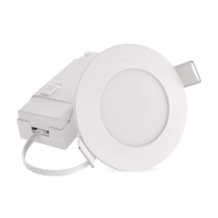 LED Süvistatav valgusti vannituppa LORI LED/4,5W/230V IP65 2700/4000K d. 8,5 cm valge