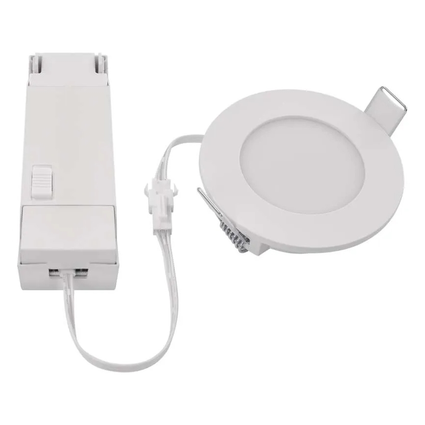 LED Süvistatav valgusti vannituppa LORI LED/4,5W/230V IP65 2700/4000K d. 8,5 cm valge