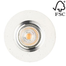 LED Süvistatav valgusti VITAR 1xGU10/5W/230V betoon - FSC sertifitseeritud