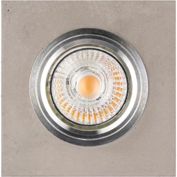LED Süvistatav valgusti VITAR 1xGU10/5W/230V CRI 90 betoon