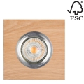 LED Süvistatav valgusti VITAR 1xGU10/5W/230V CRI 90 tamm – FSC sertifitseeritud