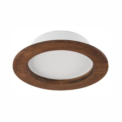 LED Süvistatav valgusti WOODY SPOT LED/12,5W/230V 3000K kirss ø 16 cm