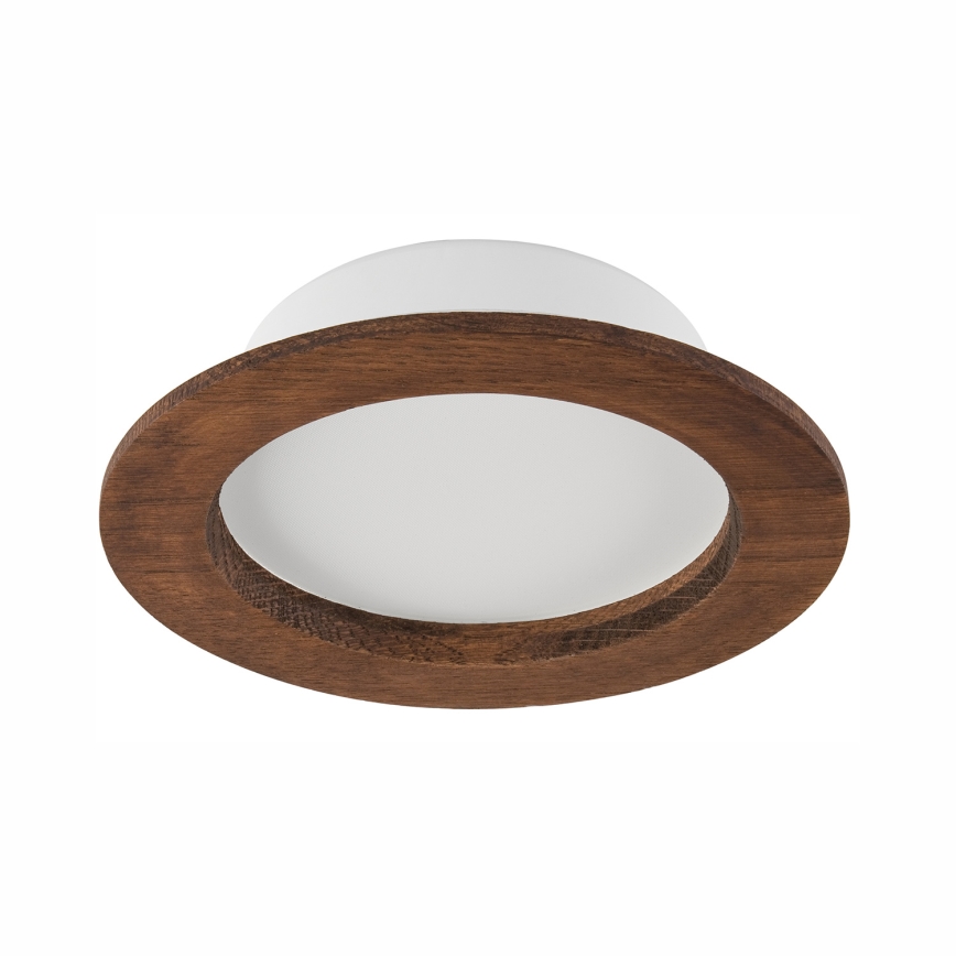 LED Süvistatav valgusti WOODY SPOT LED/12,5W/230V 3000K kirss ø 16 cm
