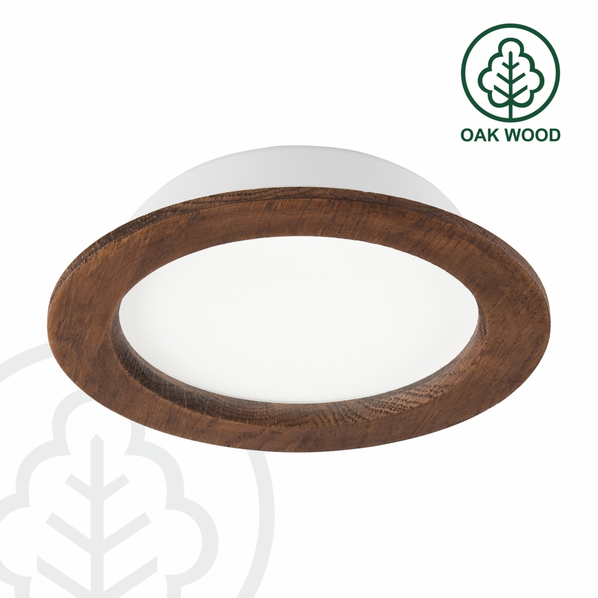 LED Süvistatav valgusti WOODY SPOT LED/16,5W/230V 4000K kirss ø 18,5 cm