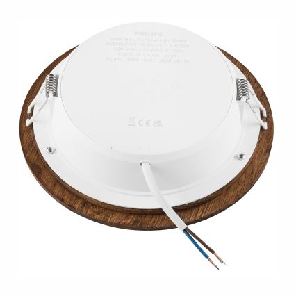 LED Süvistatav valgusti WOODY SPOT LED/16,5W/230V 4000K kirss ø 18,5 cm