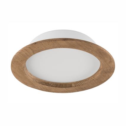 LED Süvistatav valgusti WOODY SPOT LED/16,5W/230V 4000K pähkel ø 18,5 cm