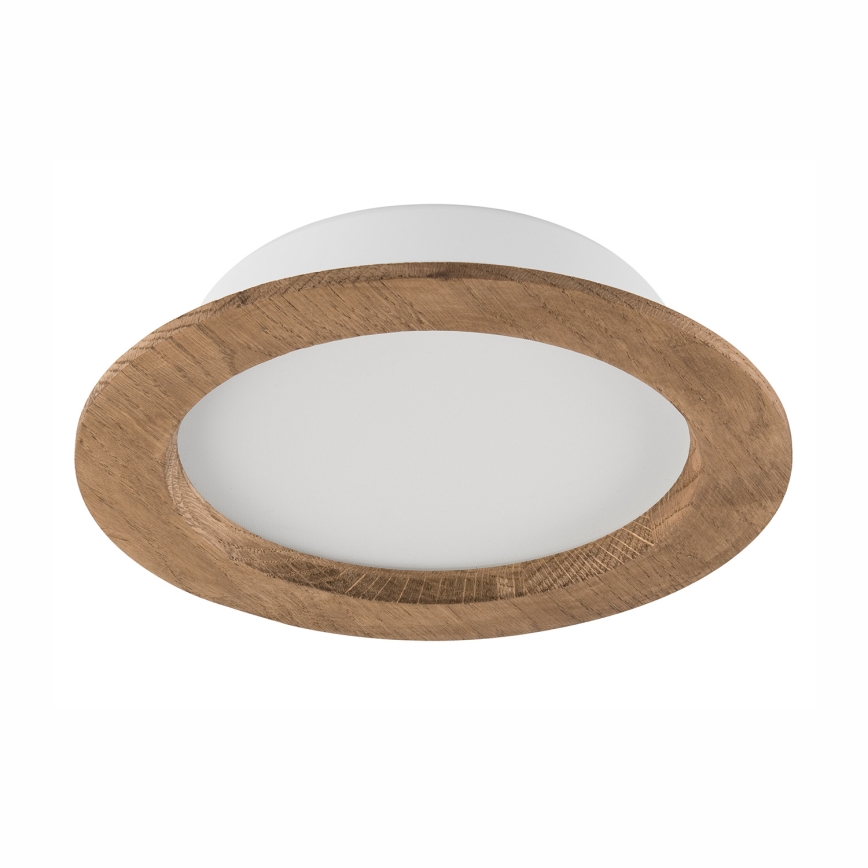 LED Süvistatav valgusti WOODY SPOT LED/16,5W/230V 4000K pähkel ø 18,5 cm