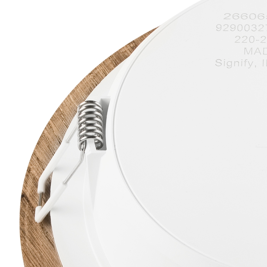 LED Süvistatav valgusti WOODY SPOT LED/16,5W/230V 4000K pähkel ø 18,5 cm