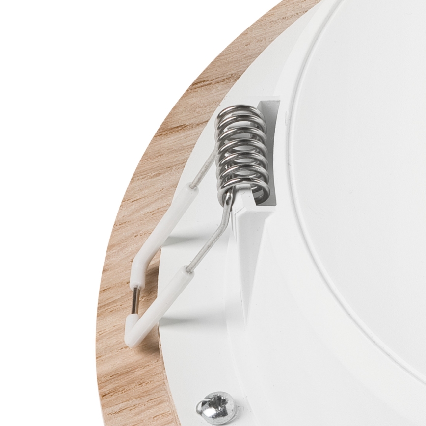 LED Süvistatav valgusti WOODY SPOT LED/16,5W/230V 4000K tamm ø 18,5 cm