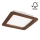 LED Süvistatav valgusti WOODY SPOT LED/17W/230V 3000K kirss 18,5x18,5 cm