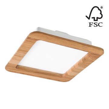 LED Süvistatav valgusti WOODY SPOT LED/17W/230V 3000K tamm 18,5x18,5 cm
