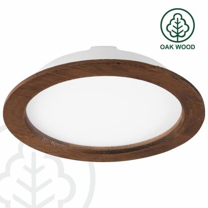 LED Süvistatav valgusti WOODY SPOT LED/23,5W/230V 4000K kirss ø 23,5 cm