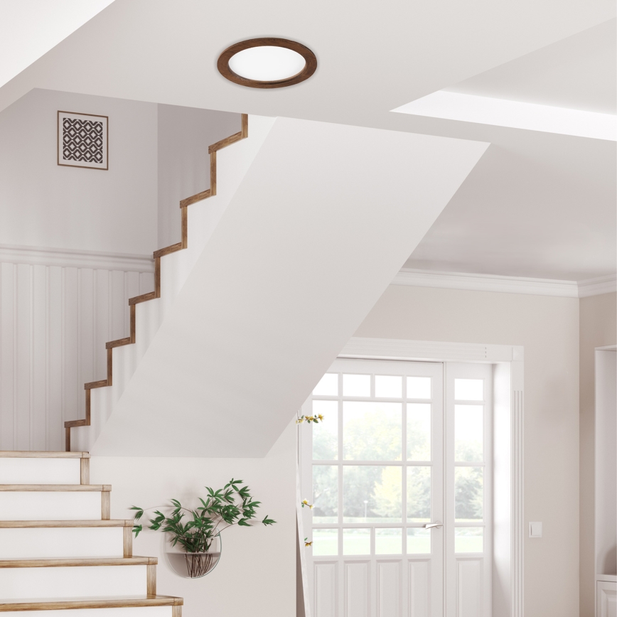 LED Süvistatav valgusti WOODY SPOT LED/23,5W/230V 4000K kirss ø 23,5 cm