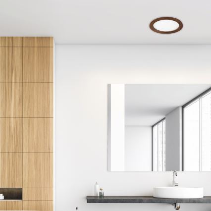 LED Süvistatav valgusti WOODY SPOT LED/23,5W/230V 4000K kirss ø 23,5 cm