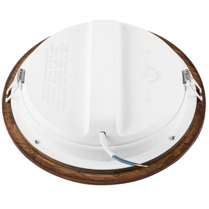 LED Süvistatav valgusti WOODY SPOT LED/23,5W/230V 4000K kirss ø 23,5 cm