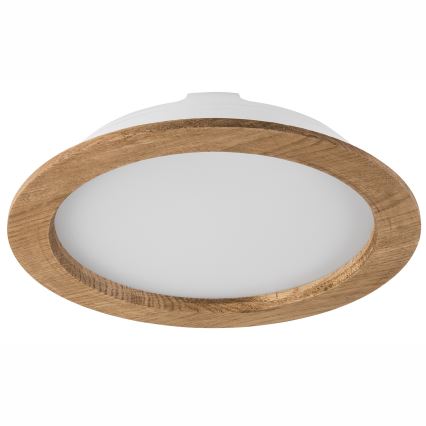 LED Süvistatav valgusti WOODY SPOT LED/23,5W/230V 4000K pähkel ø 23,5 cm