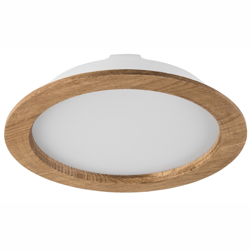 LED Süvistatav valgusti WOODY SPOT LED/23,5W/230V 4000K pähkel ø 23,5 cm