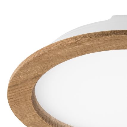 LED Süvistatav valgusti WOODY SPOT LED/23,5W/230V 4000K pähkel ø 23,5 cm